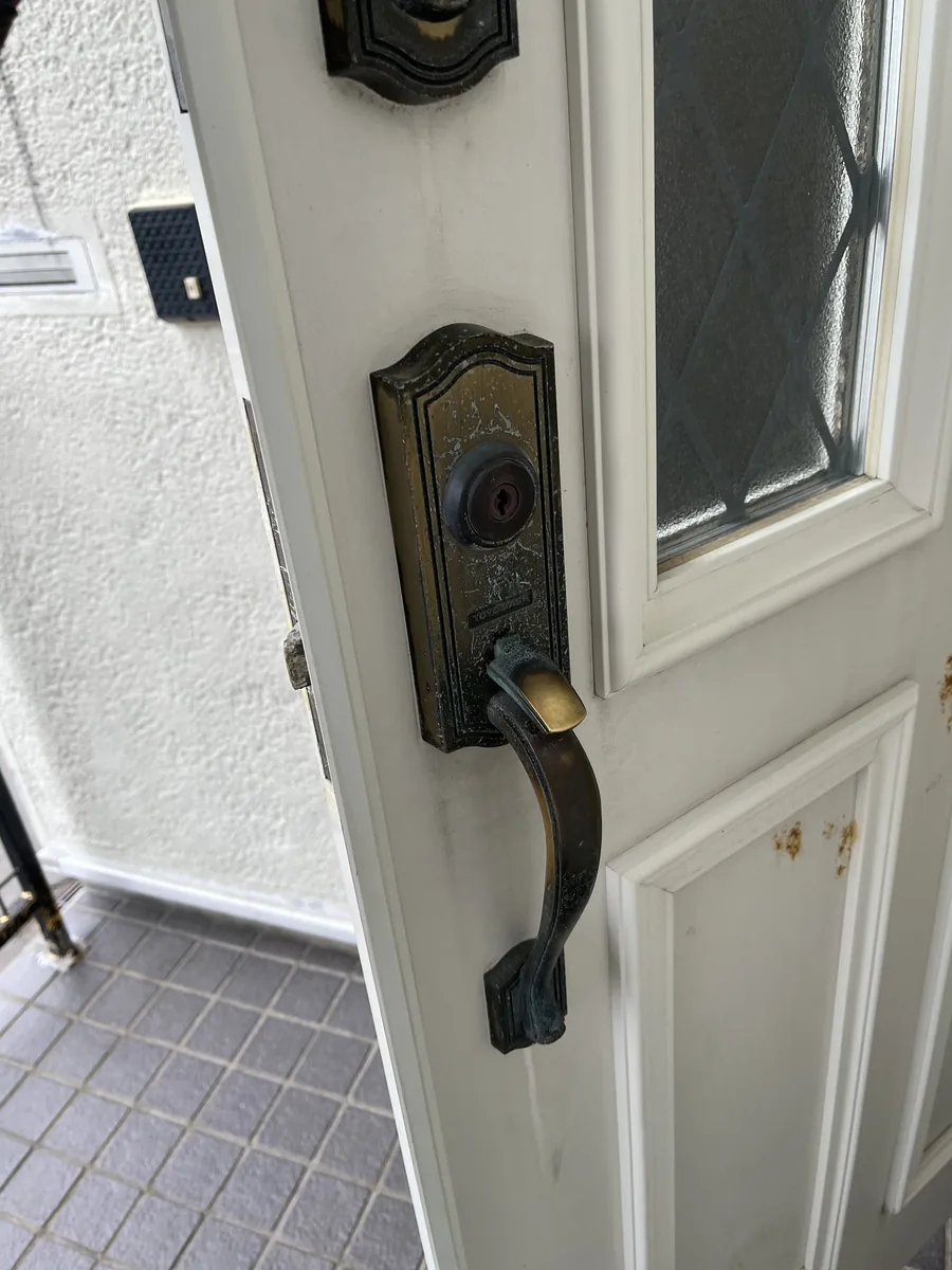 一戸建ての玄関解錠